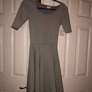 LuLaRoe Rare B&W “Mermaid” Print XS Nicole